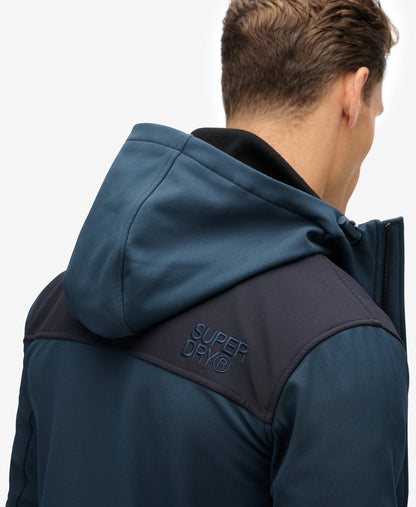Hooded Softshell Tech Trekker | Flex Navy