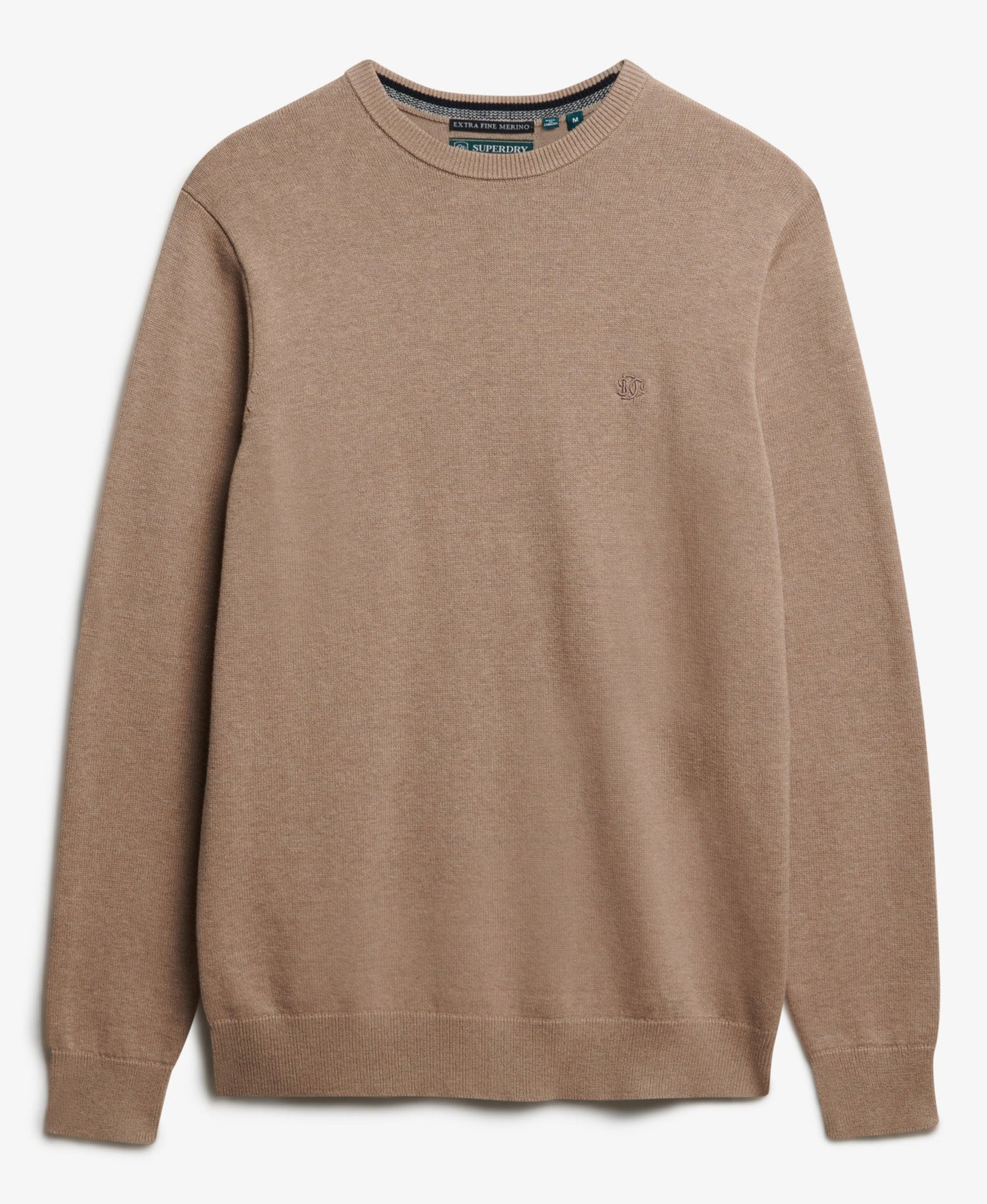 Essentials Cotton Jumper | Taupe Marle