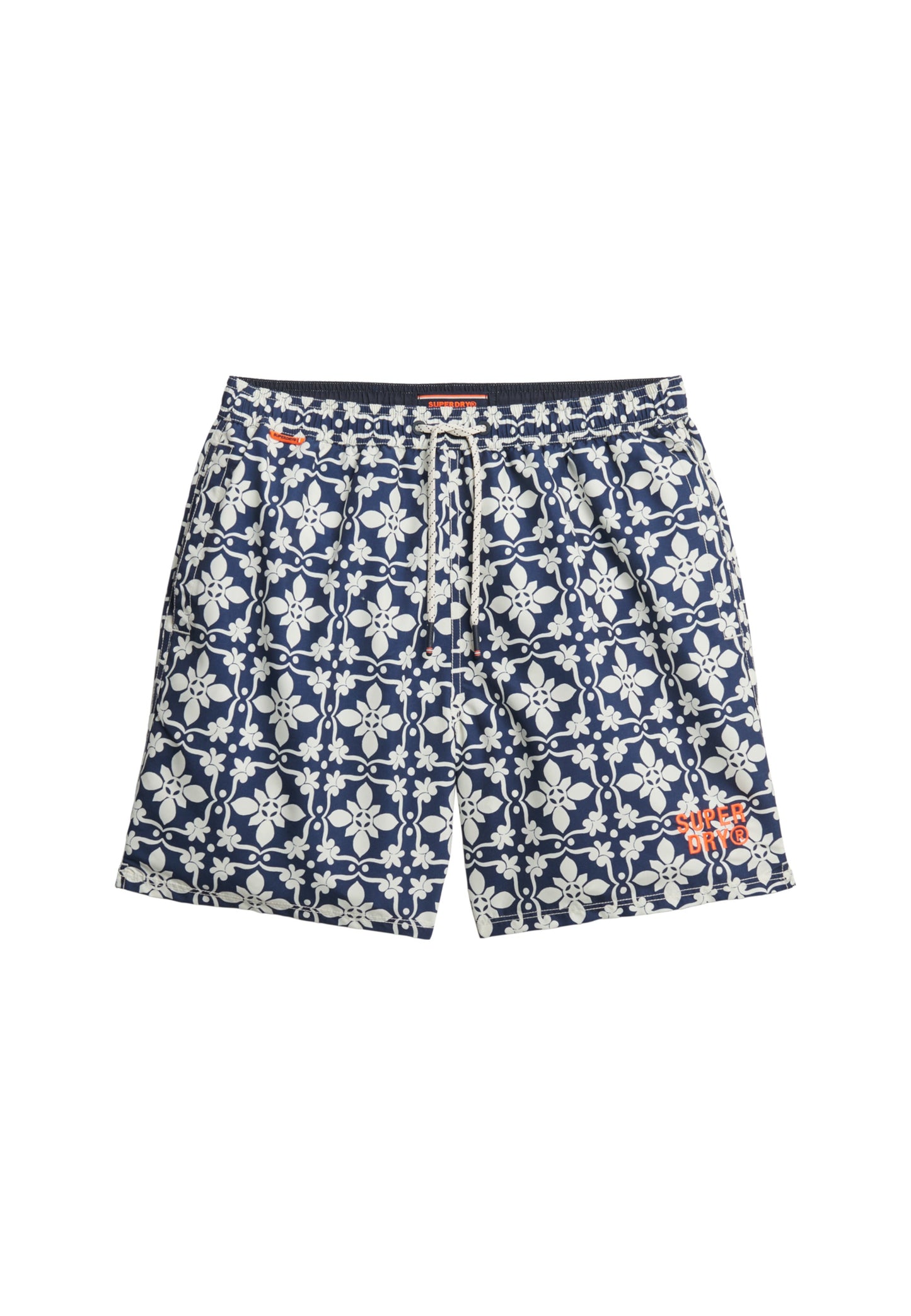 Tile Print 17'' Swim Short | Navy Tala Tile