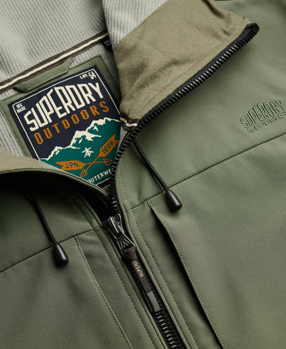 Hooded Softshell Trekker Jacket | Freestyle Green