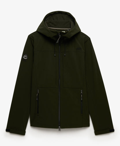 Hooded Softshell Trekker Jacket | Surplus Goods Olive Green