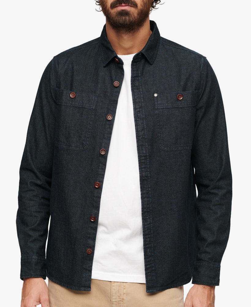 Merchant Store -  Denim Overshirt | Rinse Wash