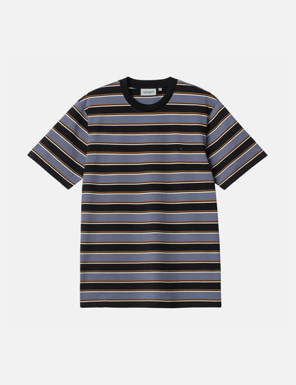 Leone T-Shirt (Leone Stripe) - Bluefin