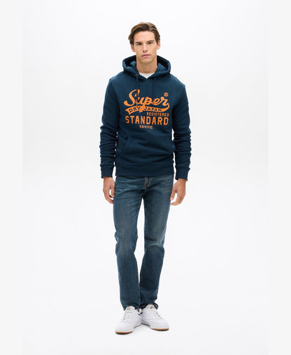 Standard Script Hoodie | Eclipse Navy
