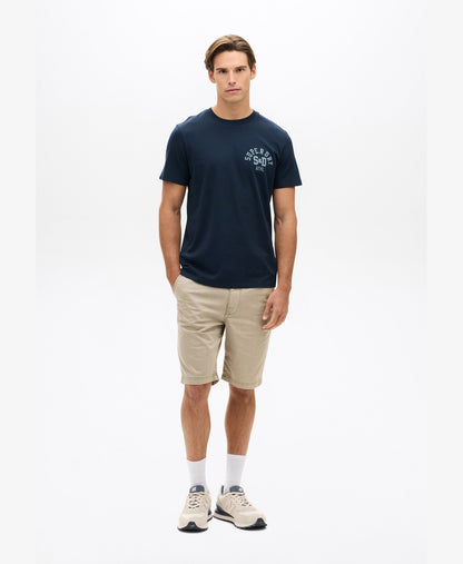 Athletic Essential Chest Tee | Eclipse Navy