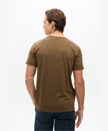 Copper Label Chest Tee | Bronze Brown Grit