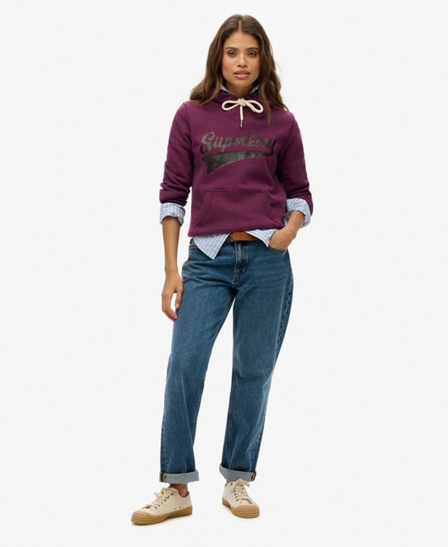Super Athletics Hoodie | Aubergine Purple