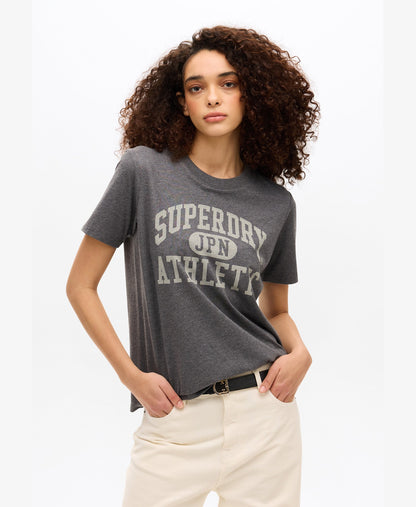 Athletics Tee | Granite Grey Marle