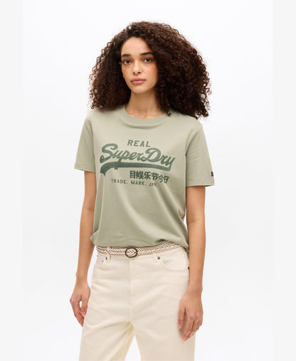 Vintage Logo Relaxed Tee | Seagrass Green