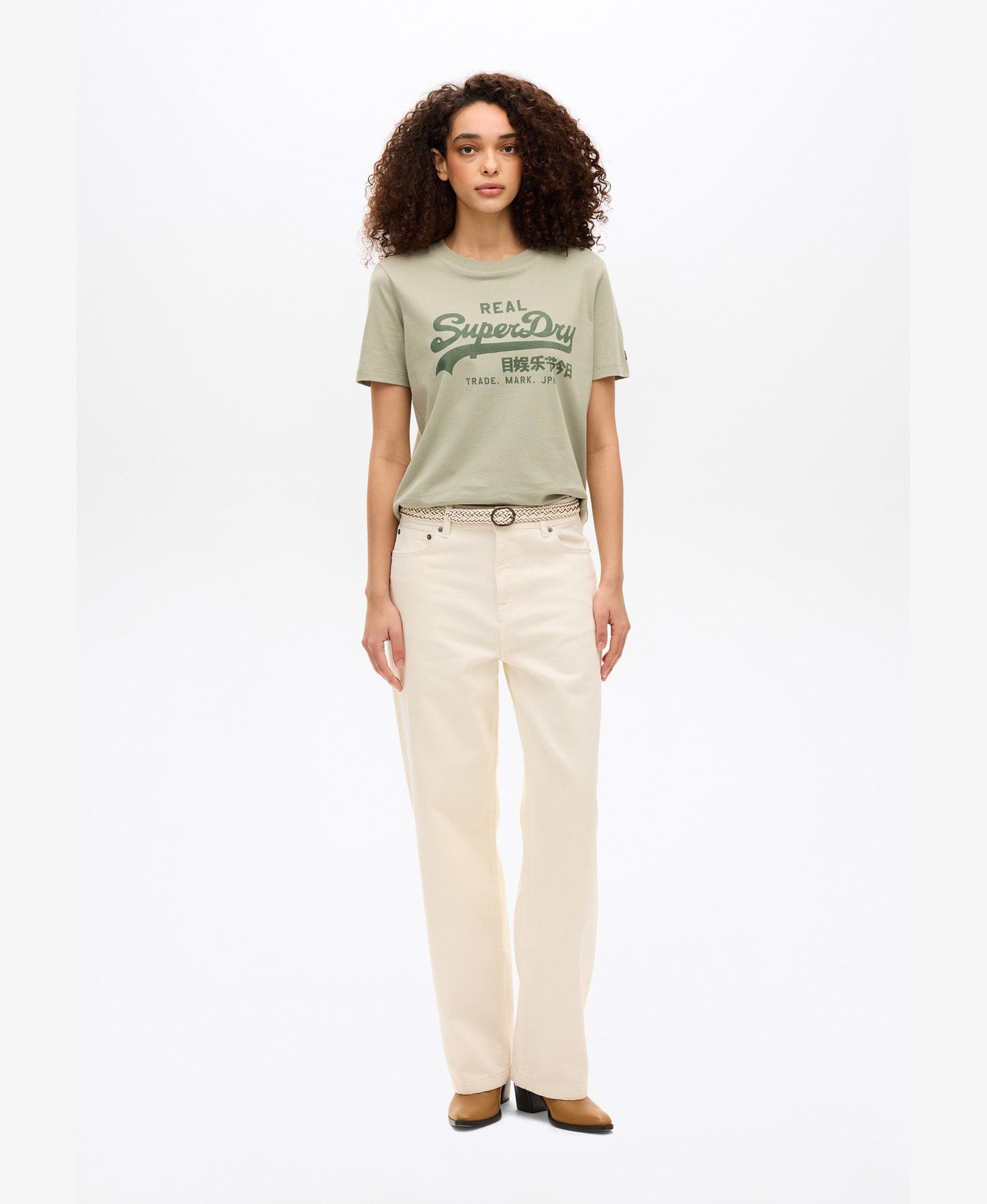 Vintage Logo Relaxed Tee | Seagrass Green