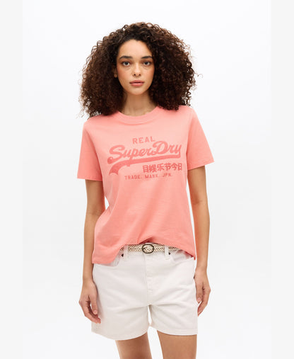 Vintage Logo Relaxed Tee | Burnt Coral