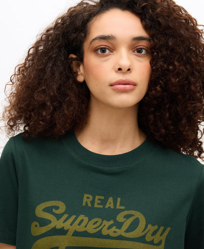 Vintage Logo Relaxed Tee | Enamel Green