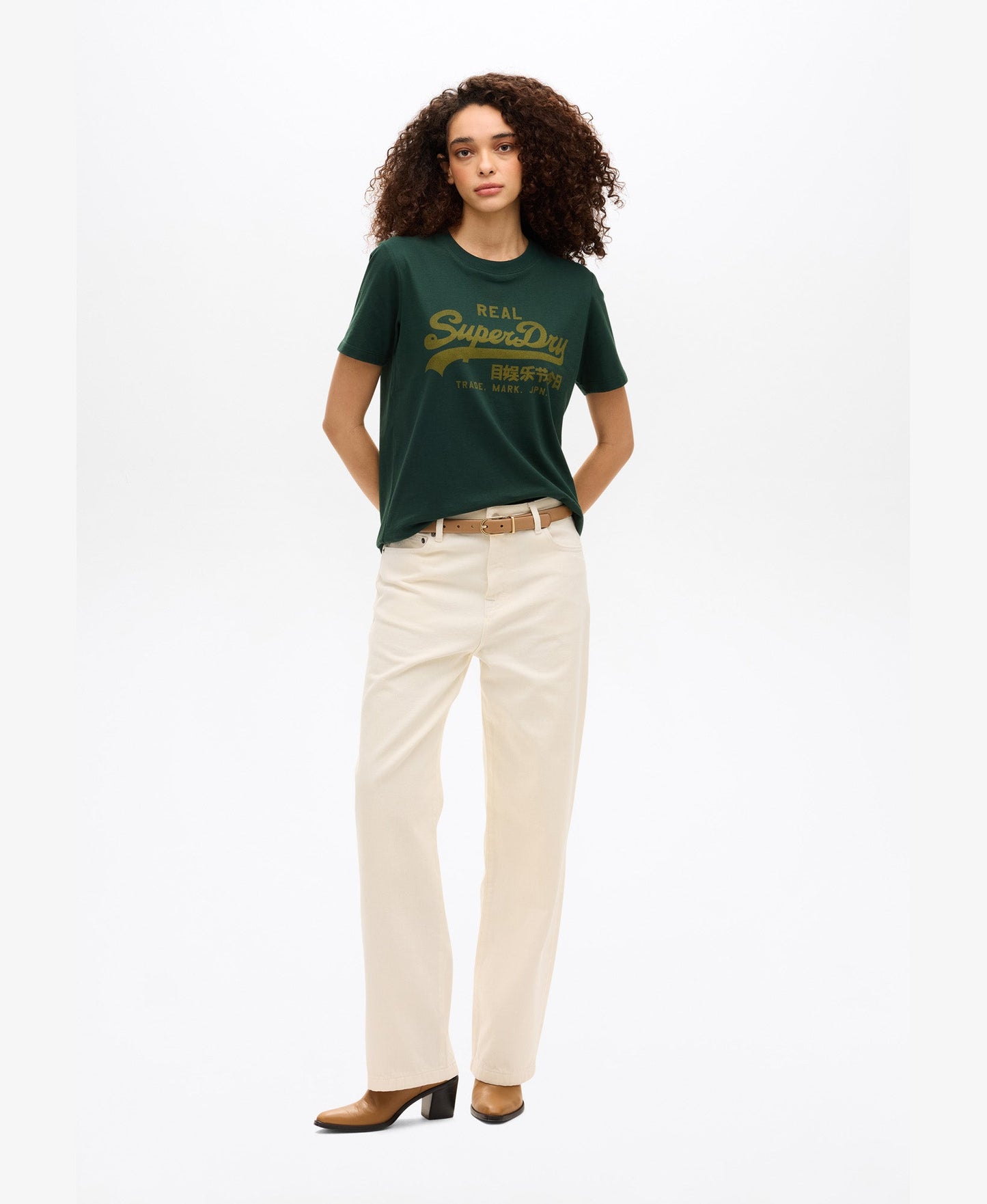 Vintage Logo Relaxed Tee | Enamel Green