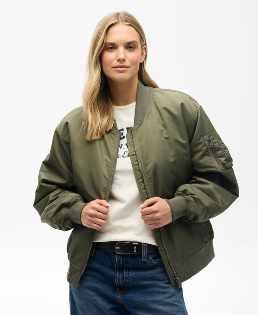 Ma1 Bomber | Dusty Olive Green