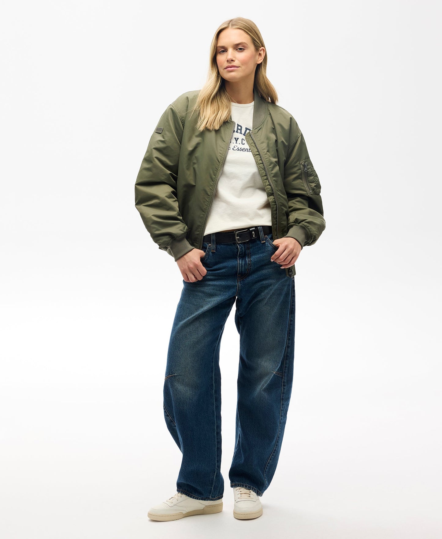 Ma1 Bomber | Dusty Olive Green