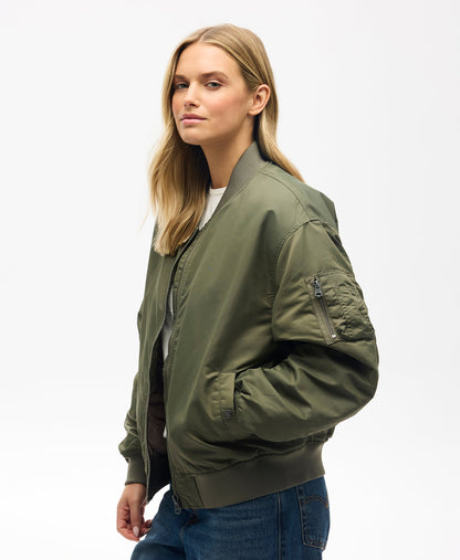 Ma1 Bomber | Dusty Olive Green